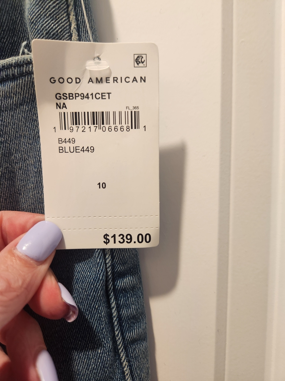 Good American Light Blue Denim Jeans with Tag